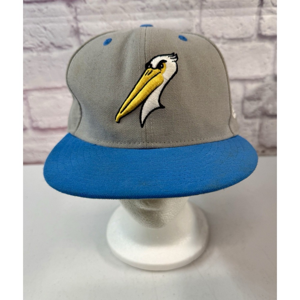 Myrtle Beach Pelicans  New Era 59fifty Fitted Hat 7 1/8 Blue